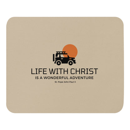 Catholic mouse pad Life with Christ - mouse pad