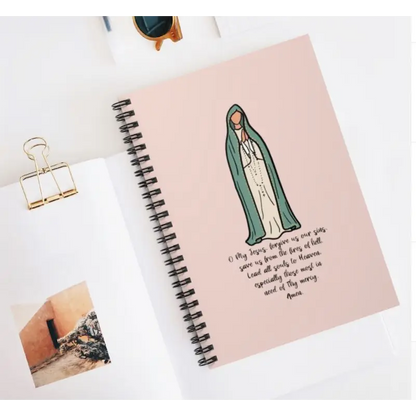 Catholic Our Lady of Fatima Notebook Prayer Journal Diary - One Size - Paper products