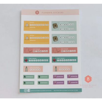 Catholic Planner stickers - sticker