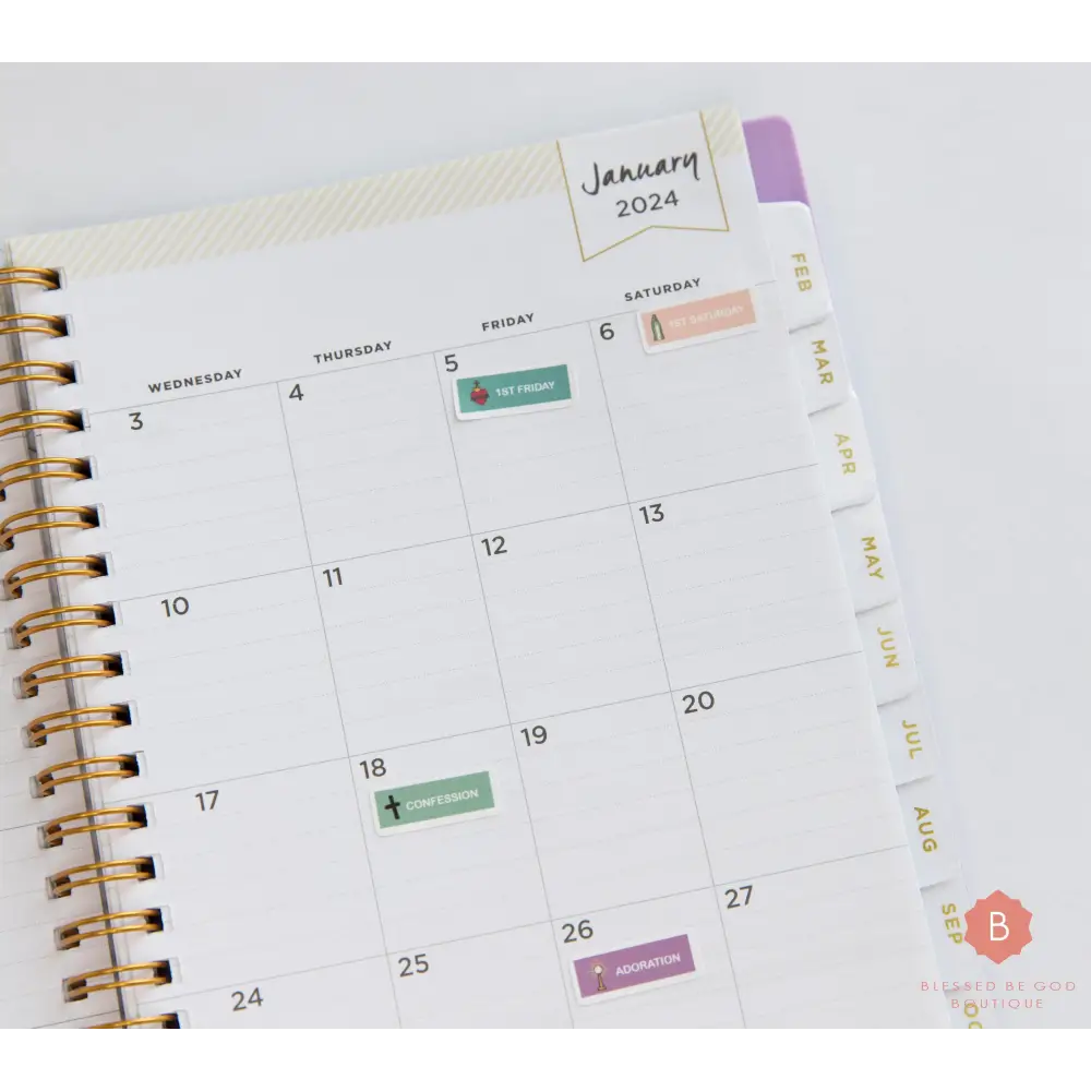 Catholic Planner stickers - sticker
