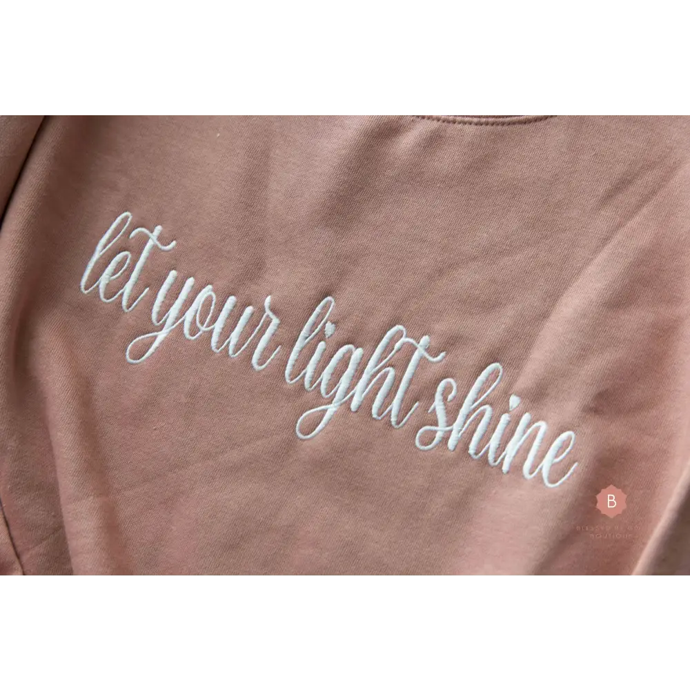 Catholic Premium Sweatshirt Let Your Light Shine - Sweatshirt