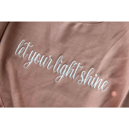 Catholic Premium Sweatshirt Let Your Light Shine - Sweatshirt