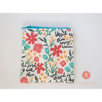 Catholic rosary pouch Hail Mary blue - rosary pouch