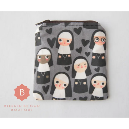 Catholic Rosary Pouch Nuns - rosary pouch