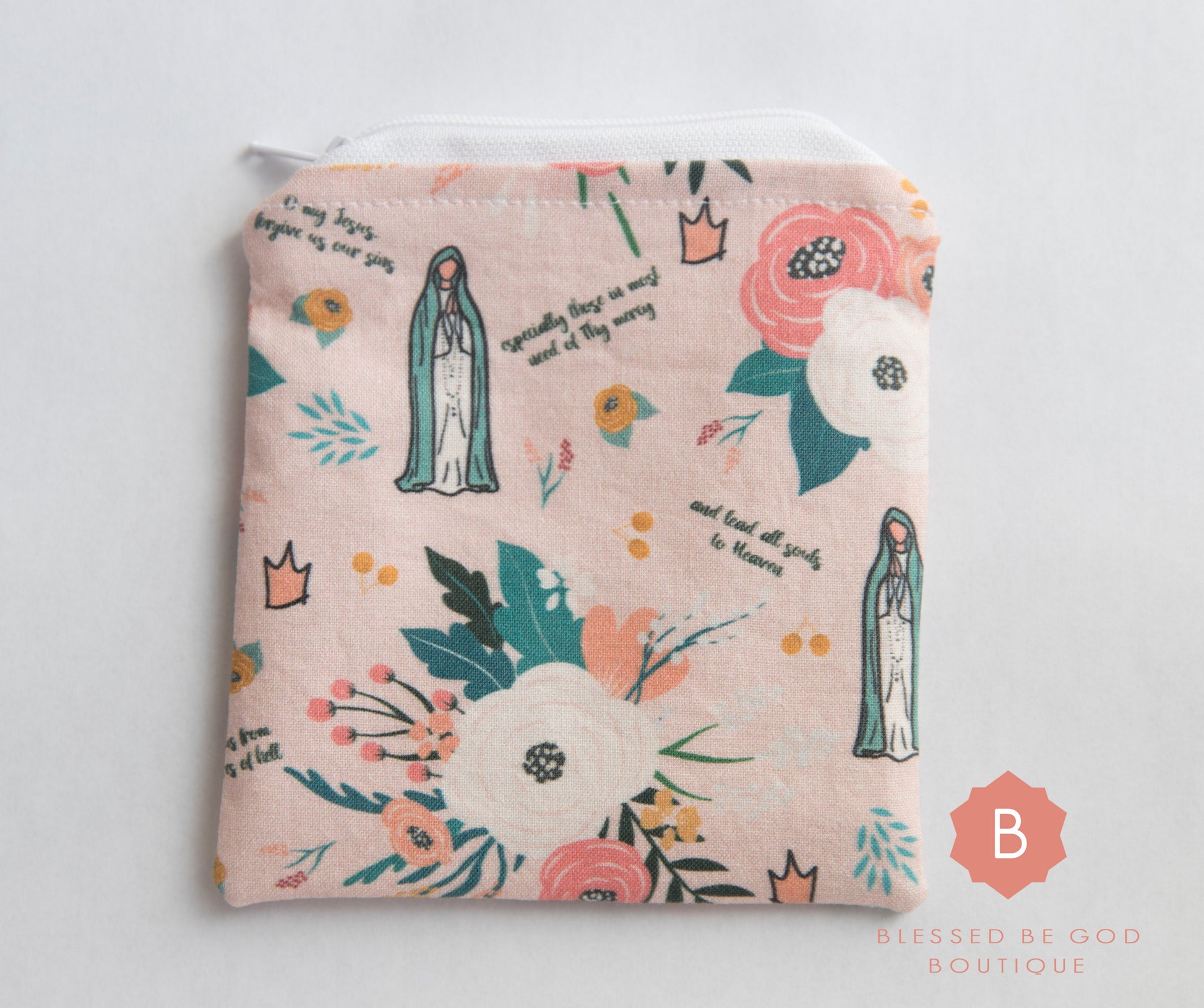 Catholic Rosary Pouch Our Lady of Fatima - rosary pouch