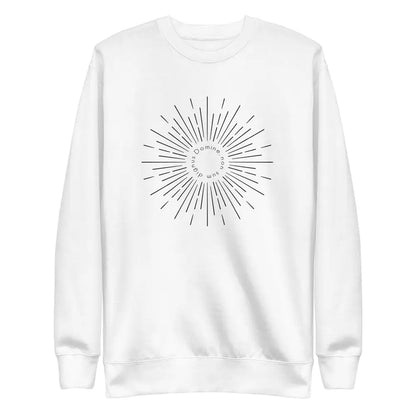 Catholic sweatshirt Domine non sum dignus - White / S - Sweatshirt