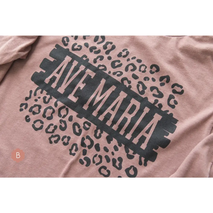 Catholic shirt Christian Ave Maria Hail Mary Rosary