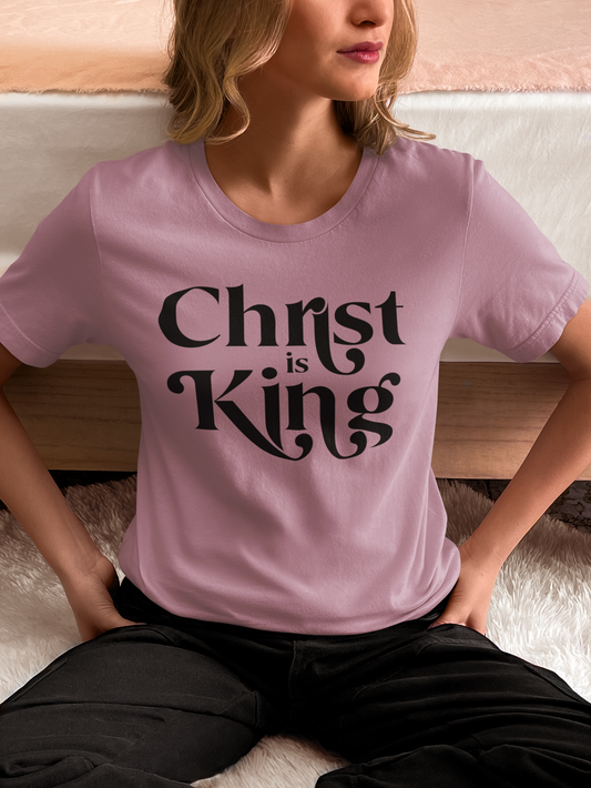 Catholic t-shirt Christ is King - T-Shirt