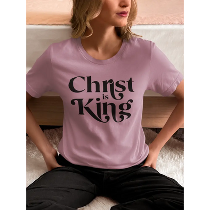 Catholic t-shirt Christ is King - T-Shirt