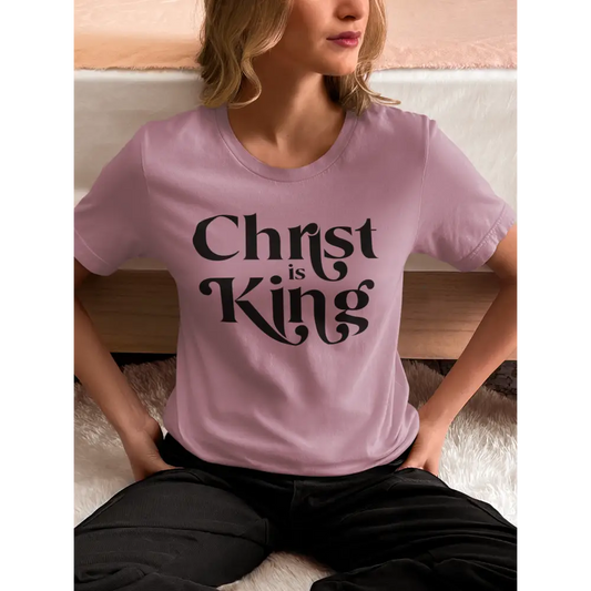 Catholic t-shirt Christ is King - T-Shirt