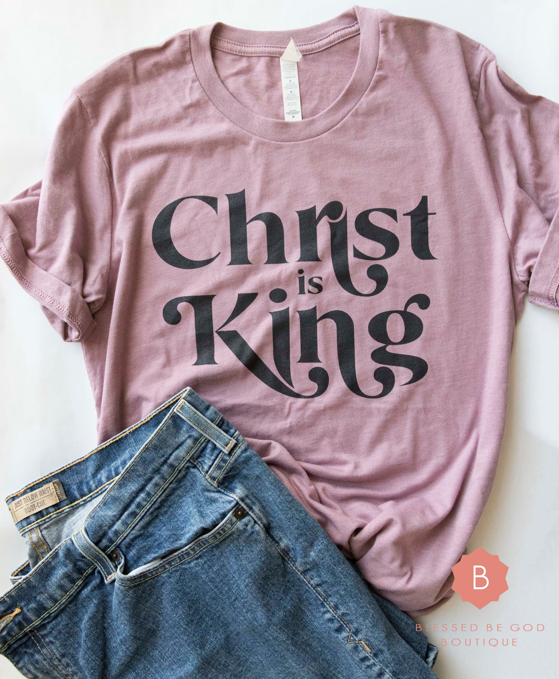 Catholic t-shirt Christ is King - T-Shirt