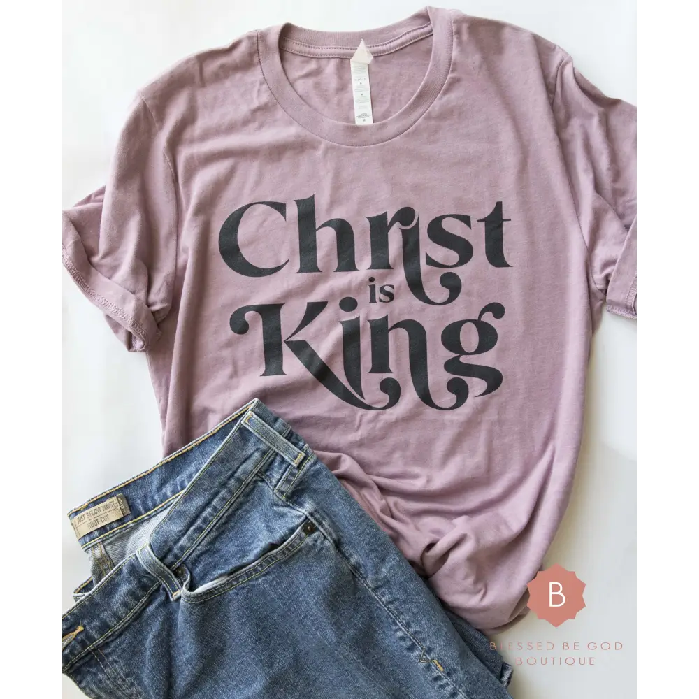 Catholic t-shirt Christ is King - T-Shirt