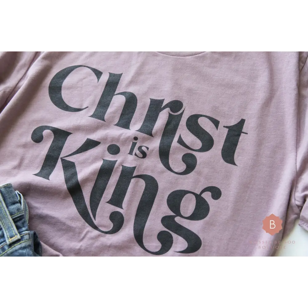 Catholic t-shirt Christ is King - T-Shirt