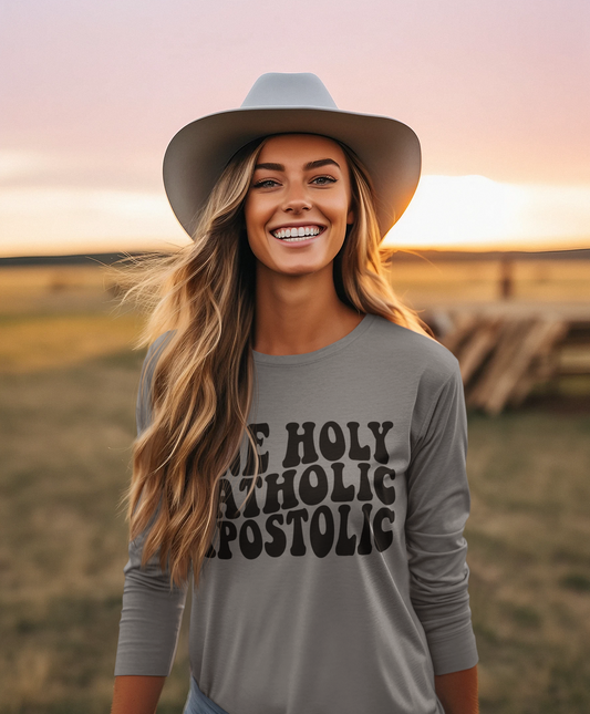 Catholic t-shirt Nicene Creed - Long-sleeve