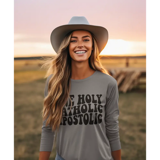 Catholic t-shirt Nicene Creed - Long-sleeve
