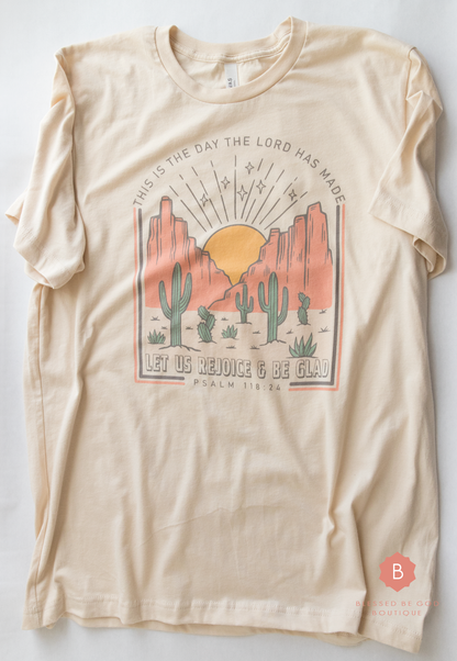 Catholic Women’s tee Western Retro Psalm 118 - Shirts & Tops