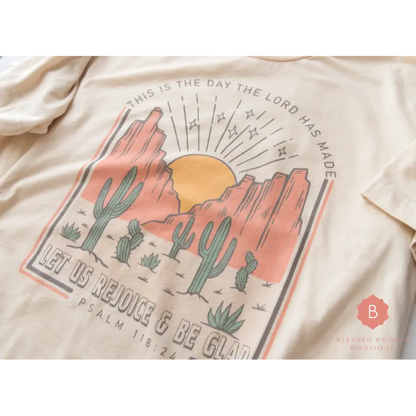 Catholic Women’s tee Western Retro Psalm 118 - Shirts & Tops