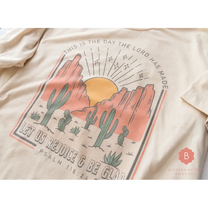 Catholic Women’s tee Western Retro Psalm 118 - Shirts & Tops