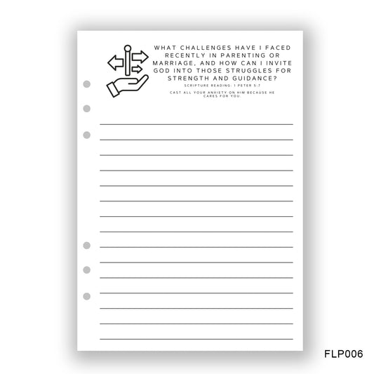 Challenges Journaling Page - Paper products