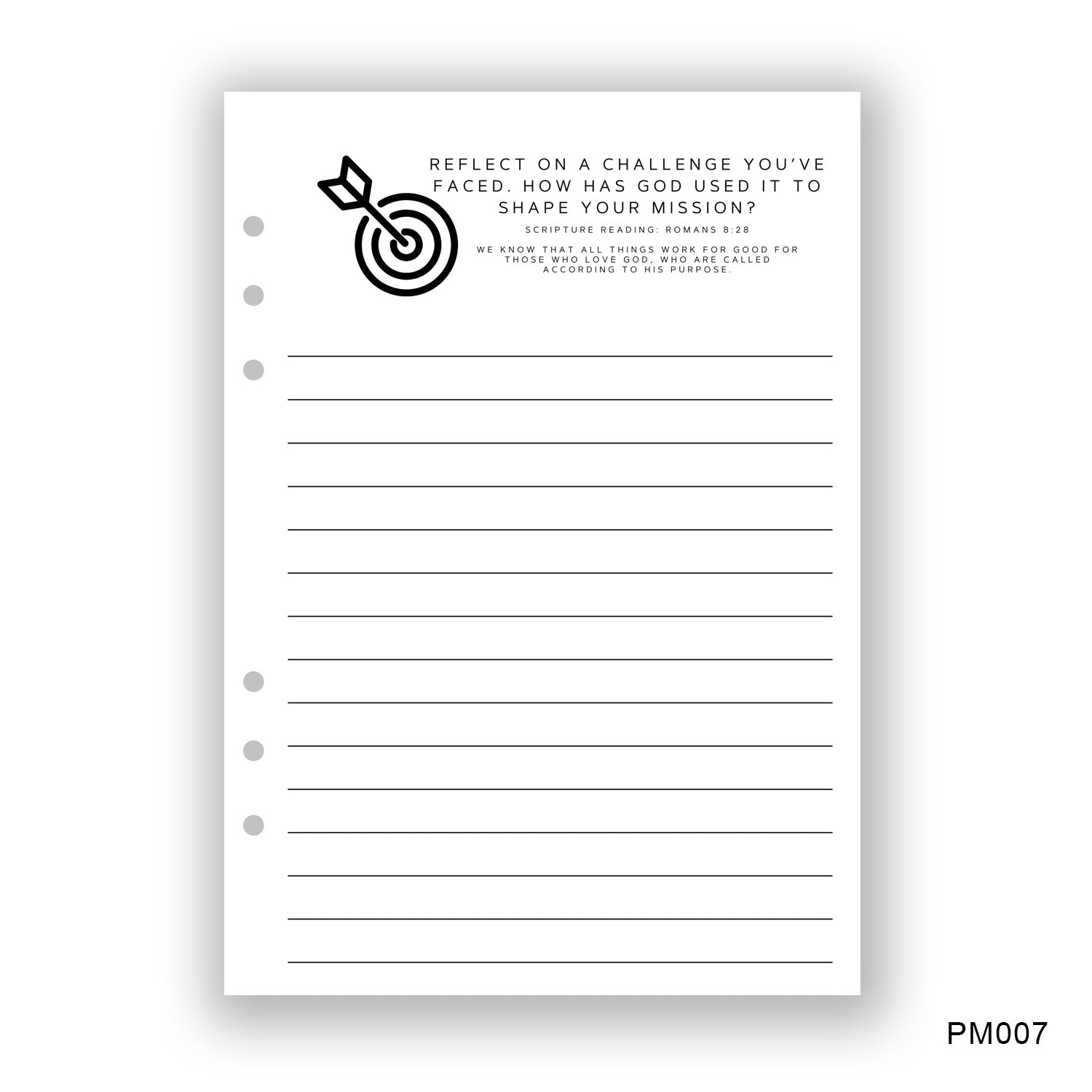 Challenges Journaling Page - Paper products