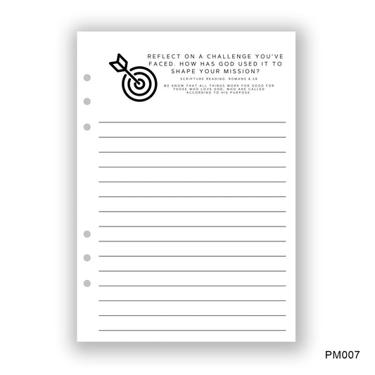 Challenges Journaling Page - Paper products