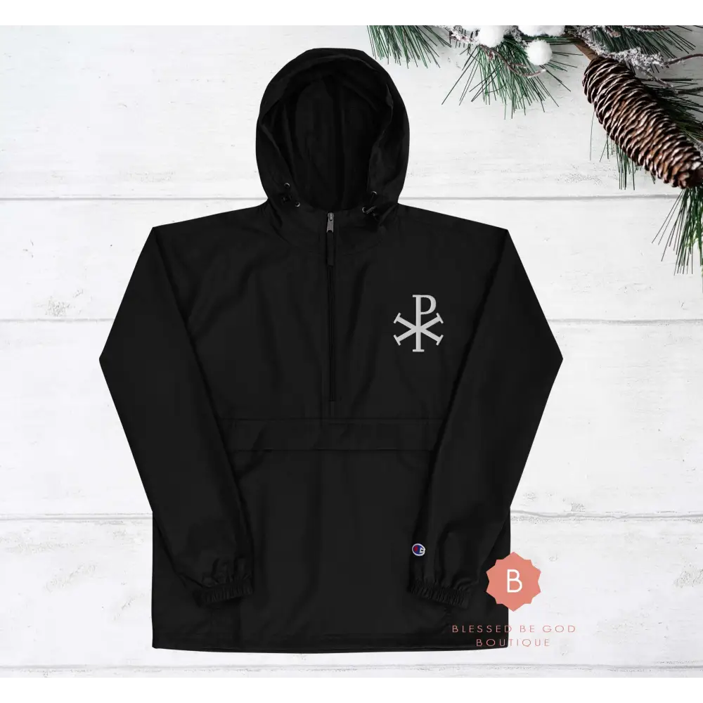 Chi Rho Catholic Embroidered Champion Jacket