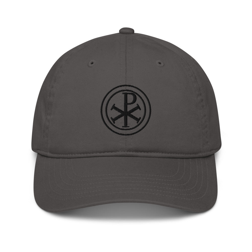 Chi Rho Catholic Hat Unisex Grey