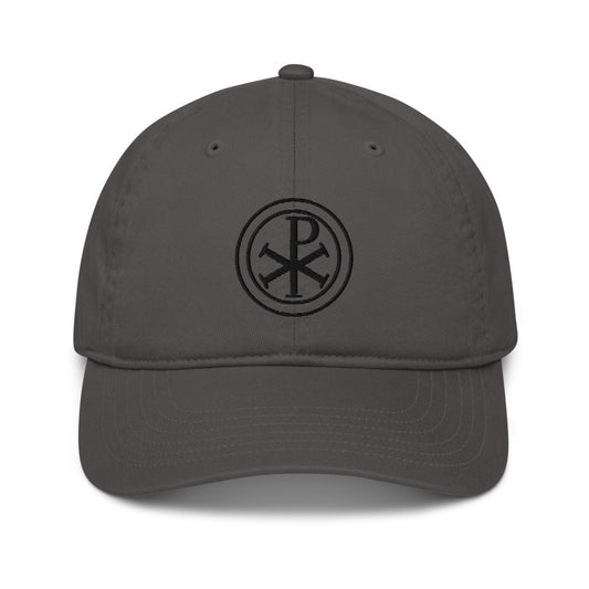 Chi Rho Catholic Hat Unisex Grey