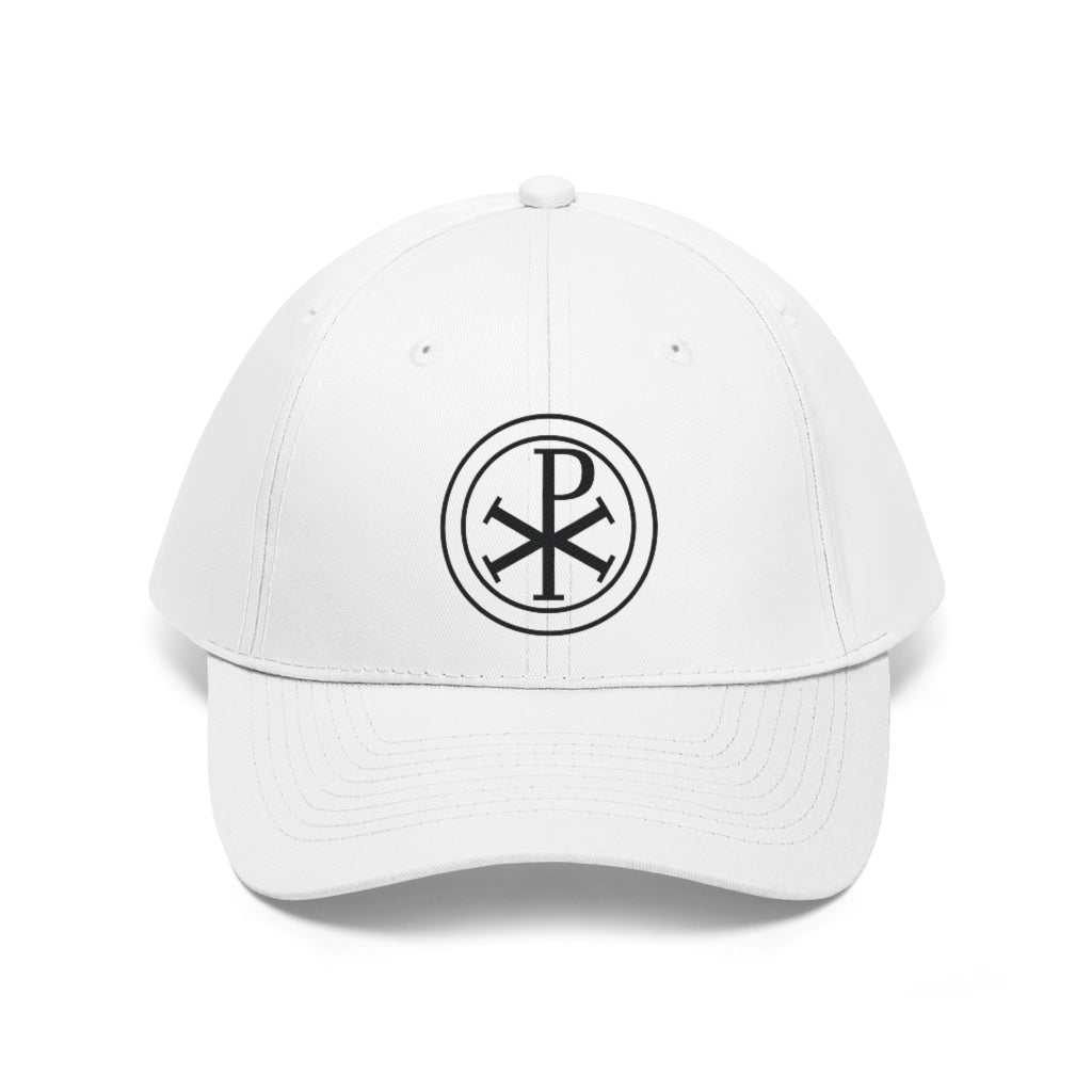 Chi Rho Catholic Hat Unisex White - White / One size - Hats
