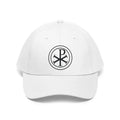 Chi Rho Catholic Hat Unisex White - White / One size - Hats