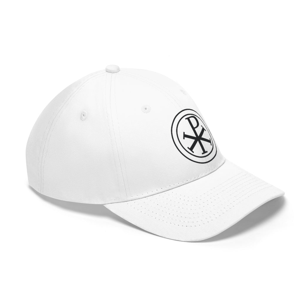 Chi Rho Catholic Hat Unisex White - White / One size - Hats