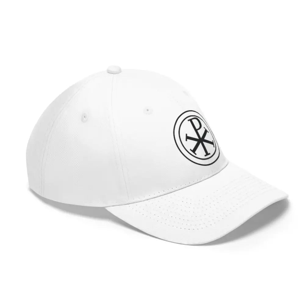 Chi Rho Catholic Hat Unisex White - White / One size - Hats