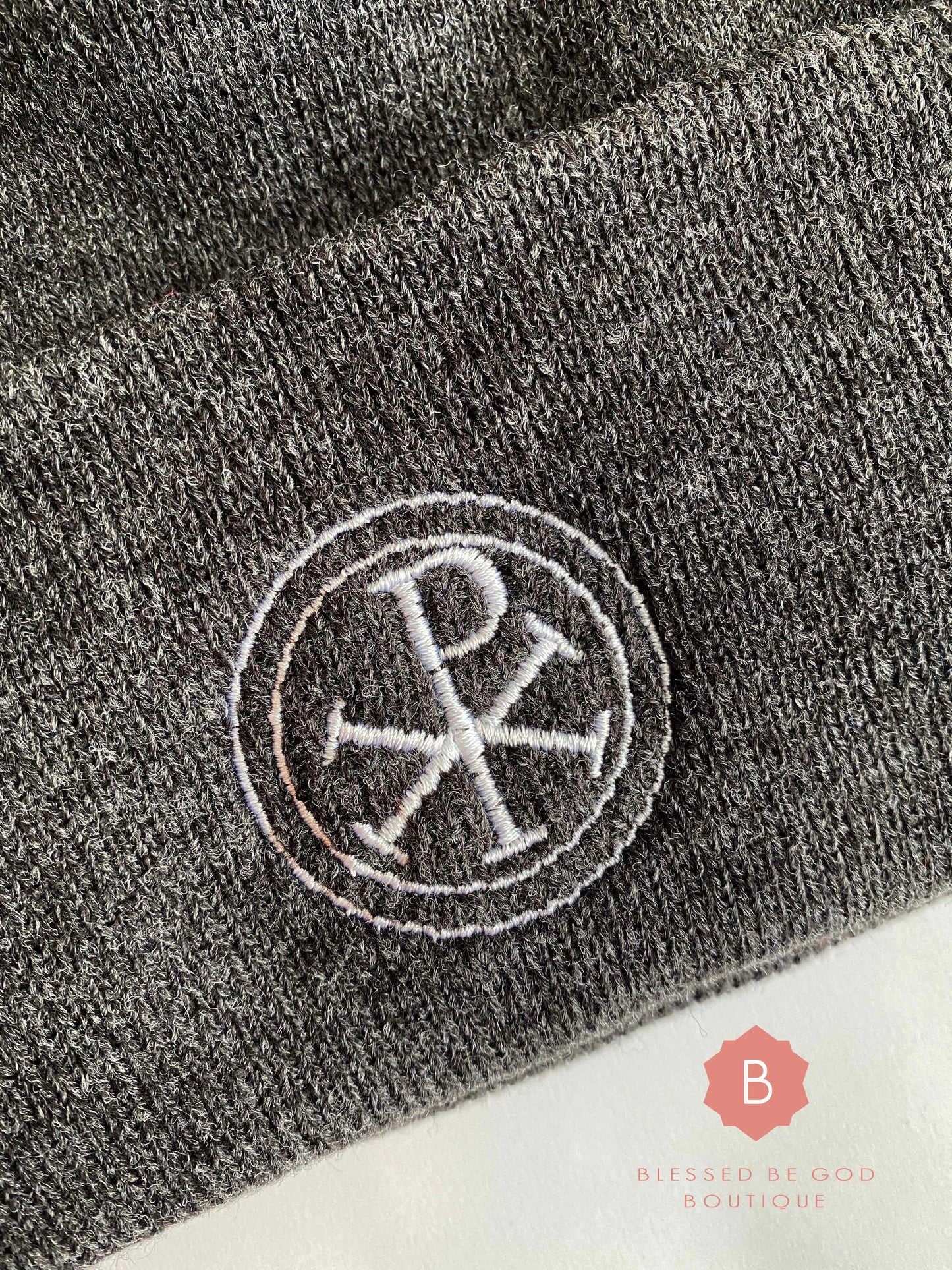 Chi Rho Catholic Knit Beanie Unisex - beanie