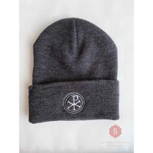 Chi Rho Catholic Knit Beanie Unisex - beanie