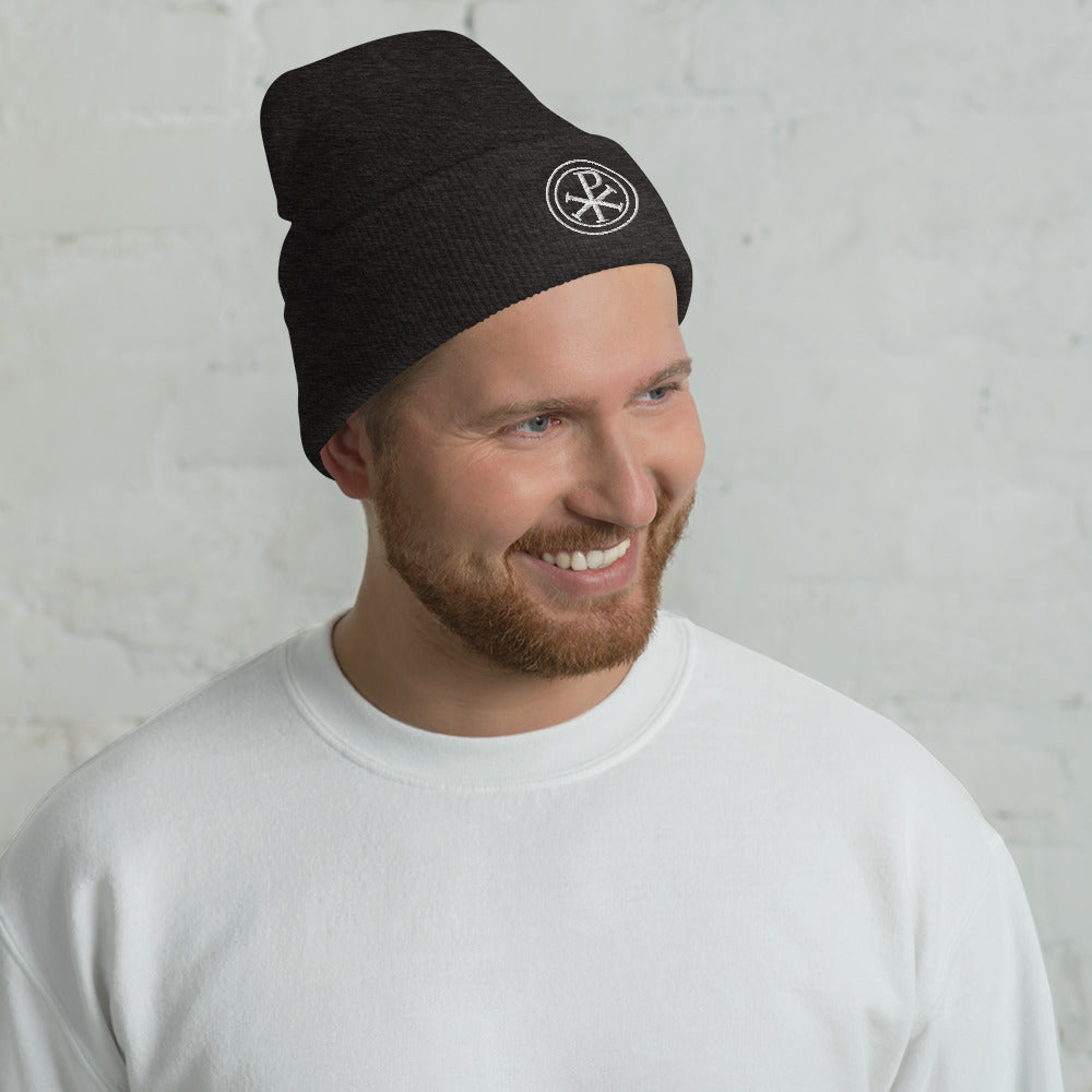 Chi Rho Catholic Knit Beanie Unisex - beanie