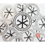 Chi-Rho Jesus Prayer Catholic Sticker - Decorative Stickers