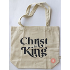 Christ is King Catholic Tote Christian tote Christian purse Faith Religious bag women’s gift overnight bag Eco Tote Bag
