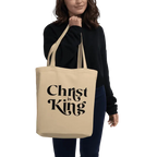 Christ is King Catholic Tote Christian tote Christian purse Faith Religious bag women’s gift overnight bag Eco Tote Bag