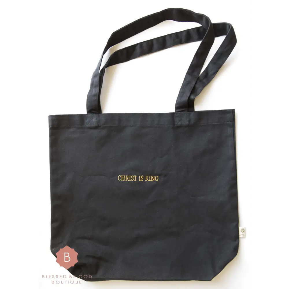 Christ is King Eco Tote Bag Catholic bag - tote