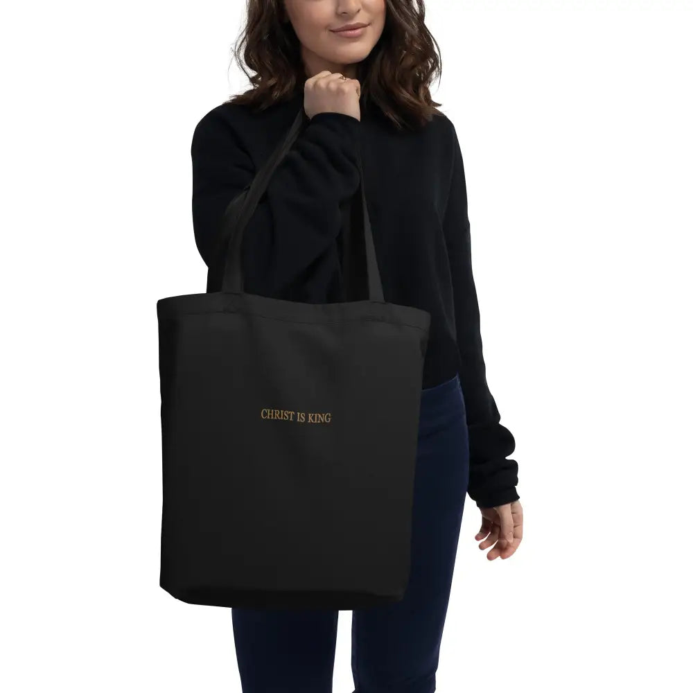 Christ is King Eco Tote Bag Catholic bag - tote