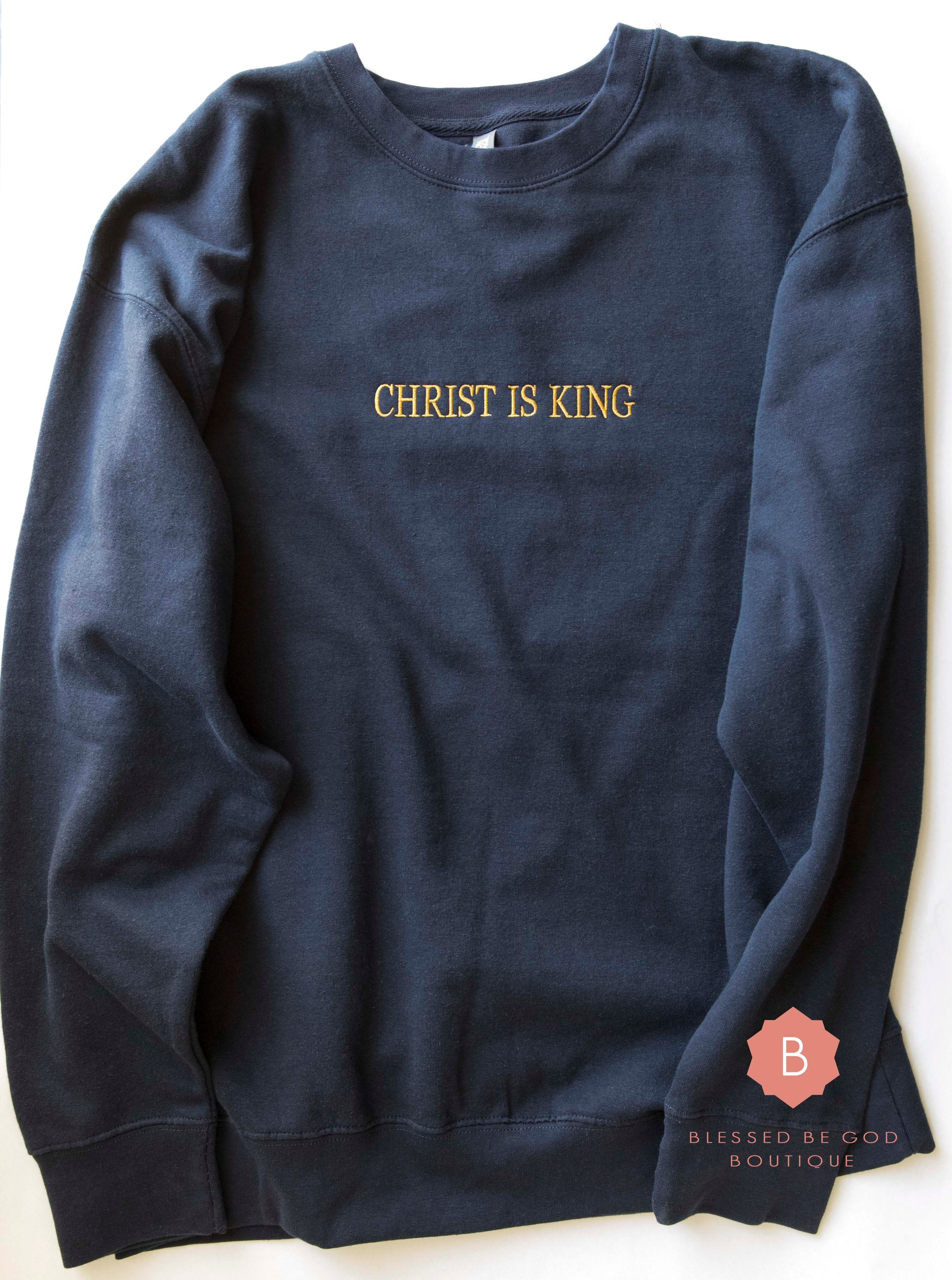 Christ is King sweatshirt Catholic Premium sweatshirt - Sweatshirt