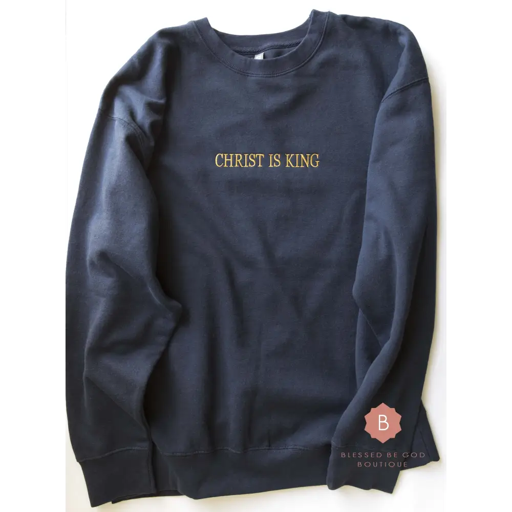 Christ is King sweatshirt Catholic Premium sweatshirt - Sweatshirt
