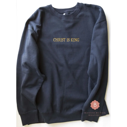 Christ is King sweatshirt Catholic Premium sweatshirt - Sweatshirt