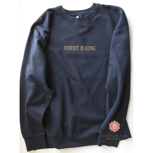 Christ is King sweatshirt Catholic Premium sweatshirt - Sweatshirt