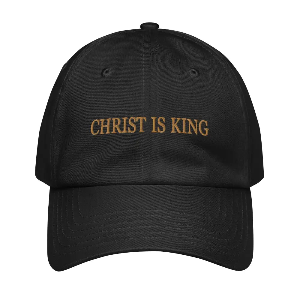 Christ is King Under Armour® Catholic hat - Black - Hats