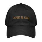 Christ is King Under Armour® Catholic hat - Black - Hats