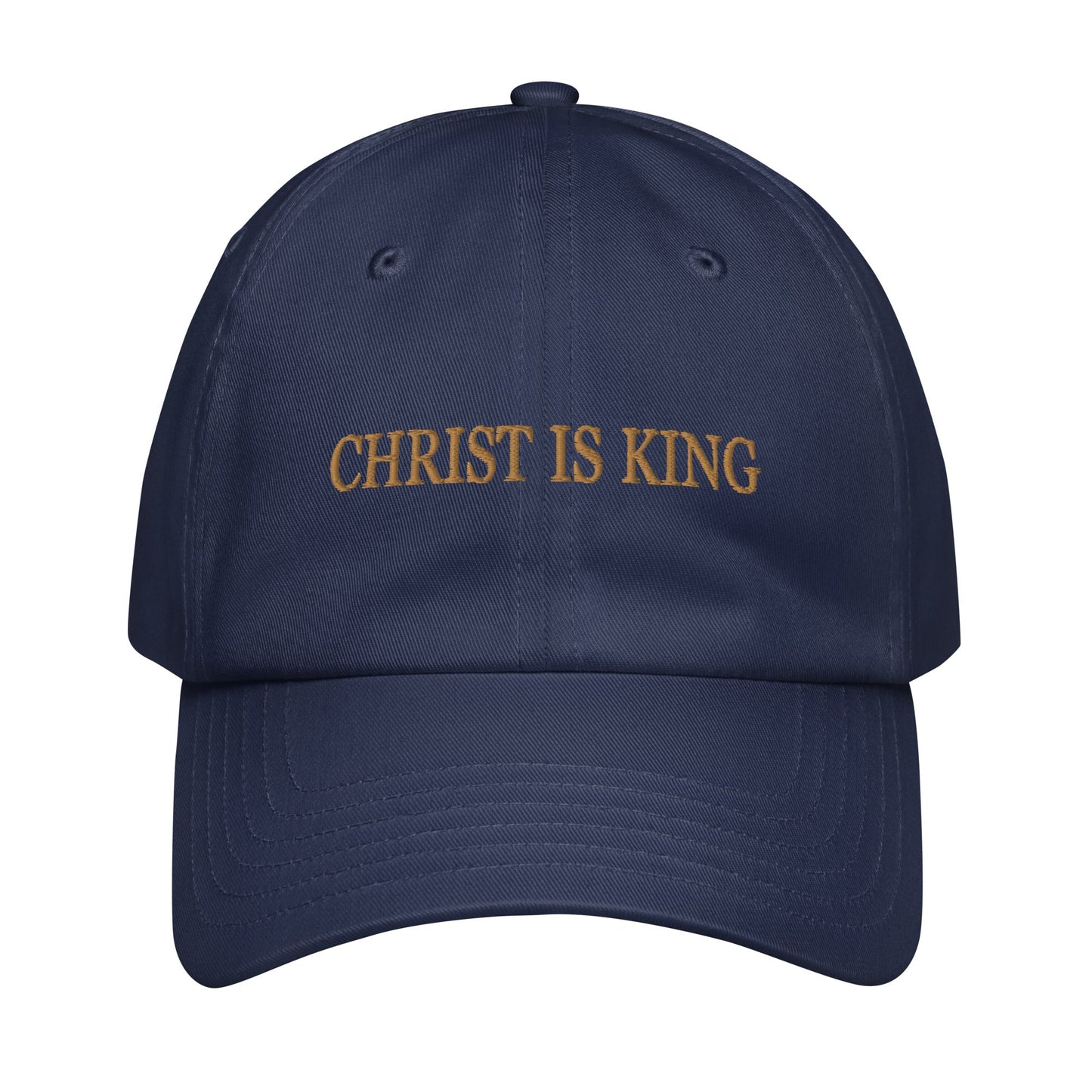 Christ is King Under Armour® Catholic hat - Navy - Hats