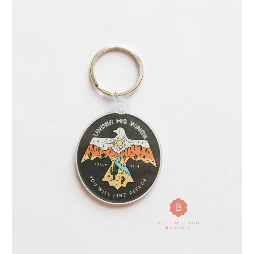 Christ our Refuge Catholic Keychain - Keychains