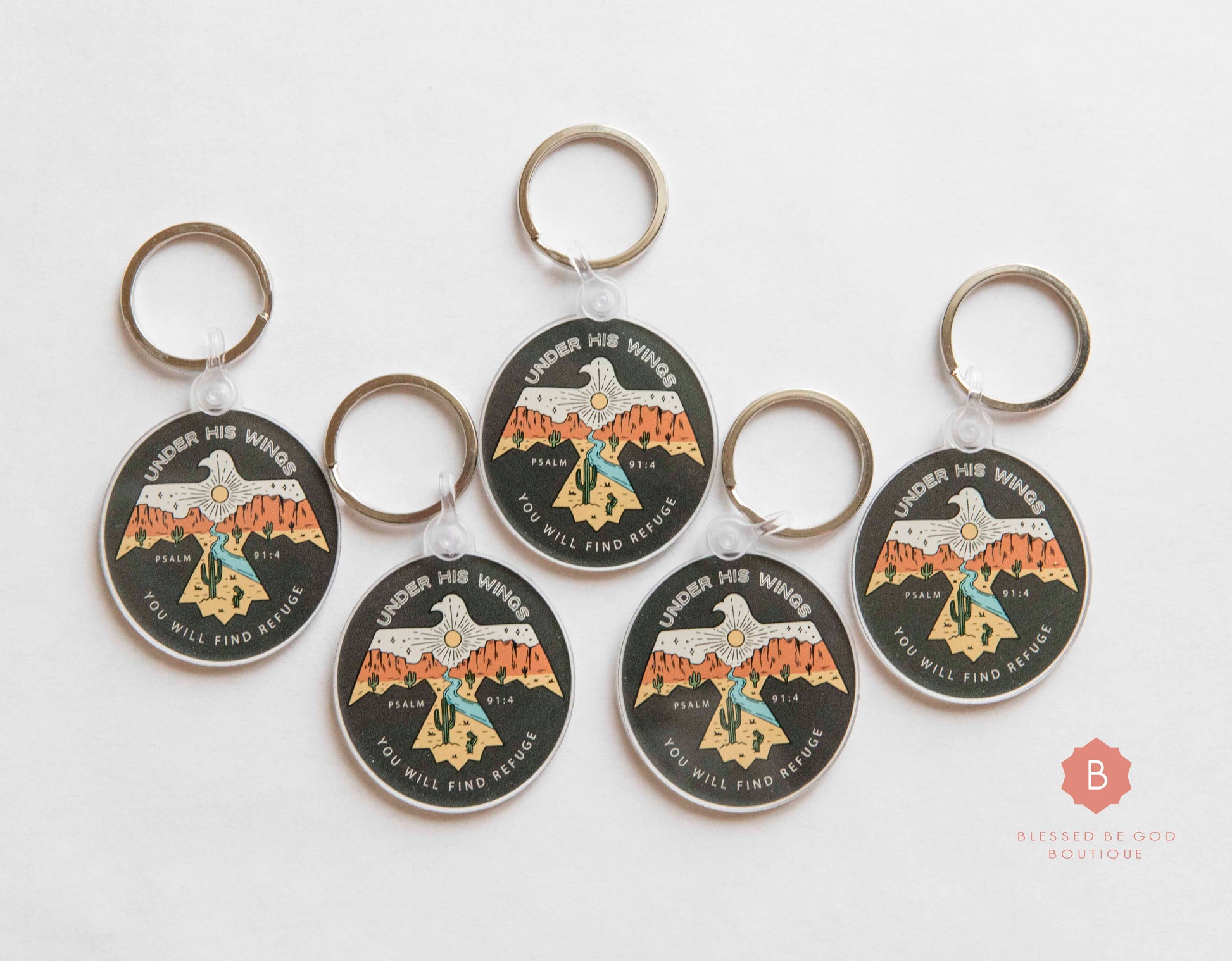 Christ our Refuge Catholic Keychain - Keychains
