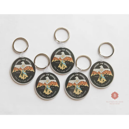 Christ our Refuge Catholic Keychain - Keychains
